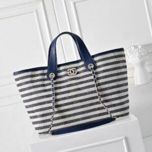 Stripe white*blue bag